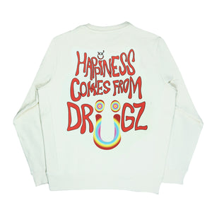 Happiness Comes From Drügz Crewneck