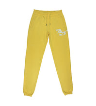 Load image into Gallery viewer, Aphex Twin Logo Embroidered Yellow Sweatpants