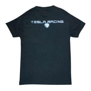 Tesla Bean Racing Tee Shirt Bone