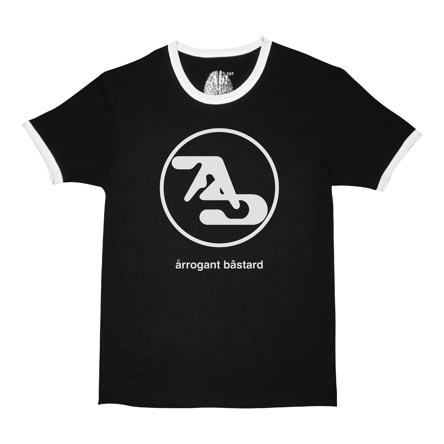 Aphex Twin Circled Logo Ringer Tee Black