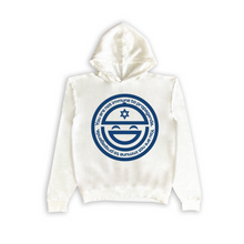 Load image into Gallery viewer, Israeli Propaganda Seamless Hoodie White