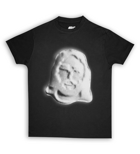 Jesus Xhrist Tan Print Tee Shirt Black