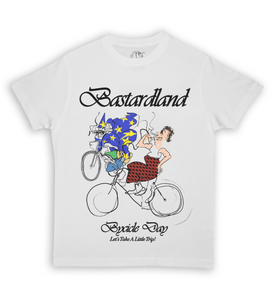 Bicycle Day Tee Shirt Bone