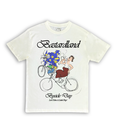 Bicycle Day Tee Shirt Bone