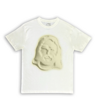 Load image into Gallery viewer, Jesus Xhrist Greyscale Print Tee Shirt Black