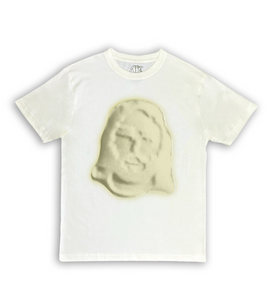 Jesus Xhrist Peach Print Tee Shirt White