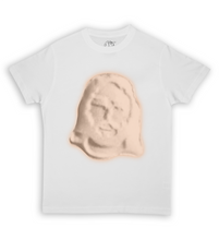 Load image into Gallery viewer, Jesus Xhrist Peach Print Tee Shirt White