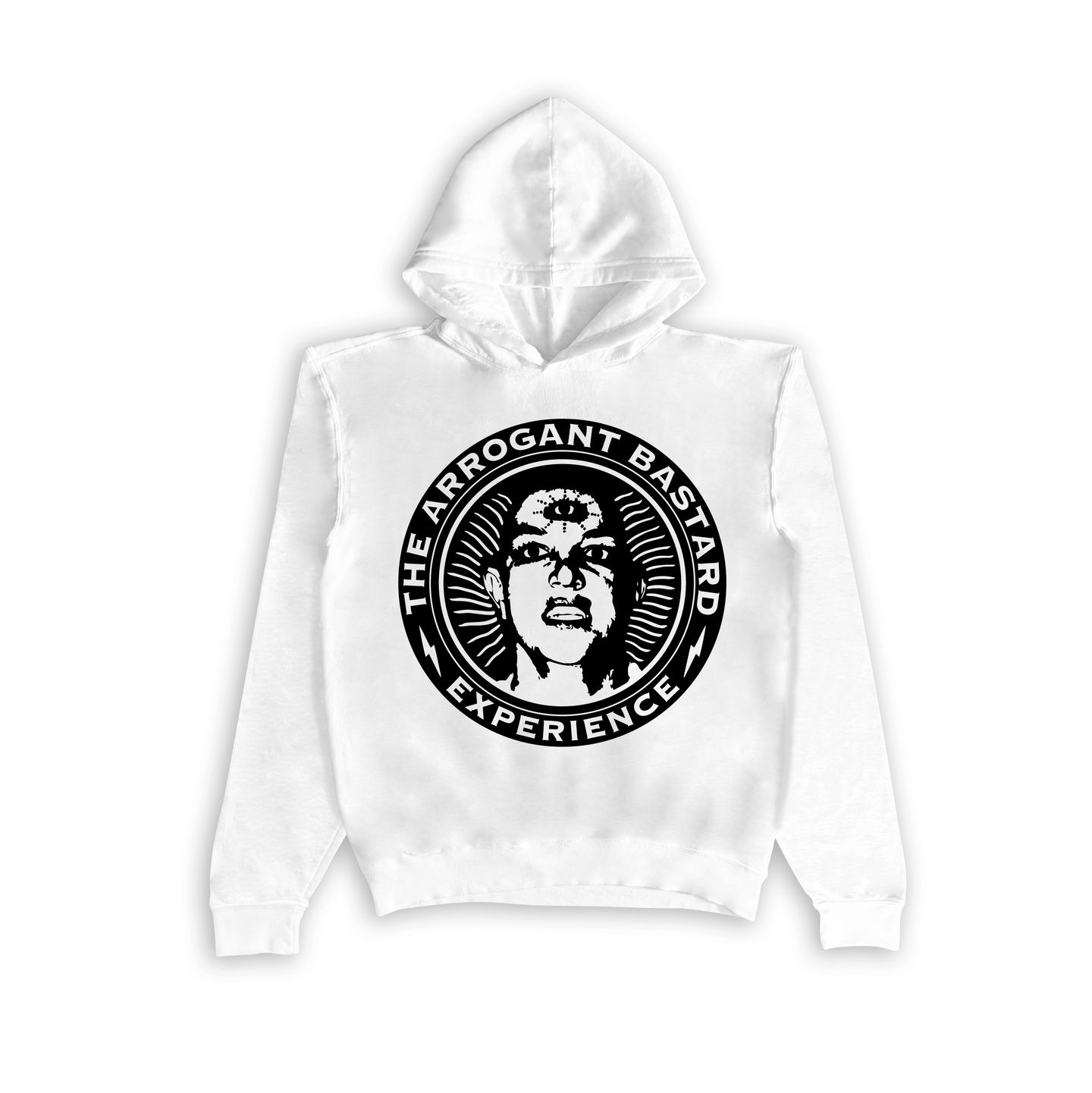 The Arrogant Bastard Experience Seamless Hoodie White