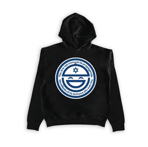 Israeli Propaganda Seamless Hoodie White