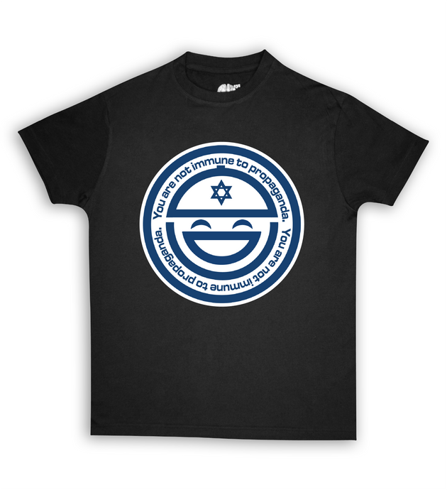 Israel Propaganda Tee Shirt  Black