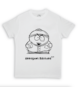 South Park Middle Finger Cartman Tee Shirt Bone