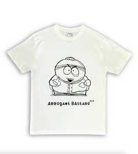 South Park Middle Finger Cartman Tee Shirt White