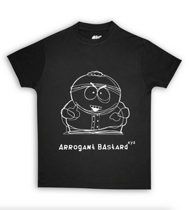 South Park Middle Finger Cartman Tee Shirt Black