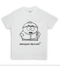 Load image into Gallery viewer, South Park Pointed Glock Cartman Tee Shirt Bone