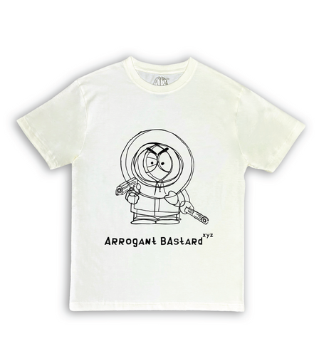 South Park Two Glock Kenny Tee Shirt Bone