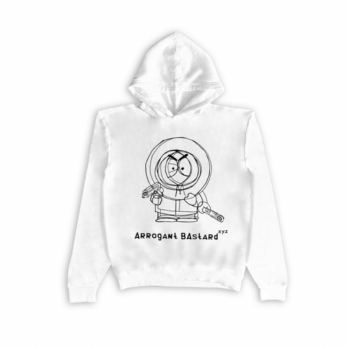 South Park Two Glock Kenny Seamless Hoodie White