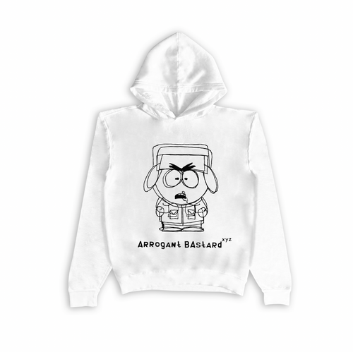 South Park Bloody Kyle Seamless Hoodie White