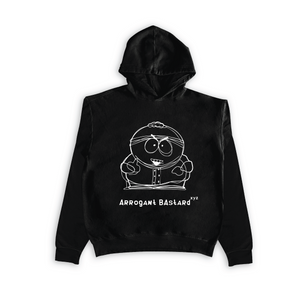 South Park Middle Finger Cartman Hoodie White