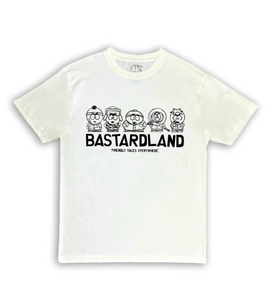 South Park BASTARDLAND "Friendly Faces Everywhere" Tee Shirt White