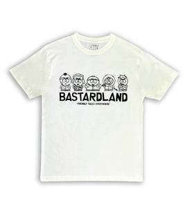South Park BASTARDLAND "Friendly Faces Everywhere" Tee Shirt Bone