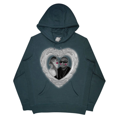 Taylor Swift & 21 Savage Kisses Hoodie Black