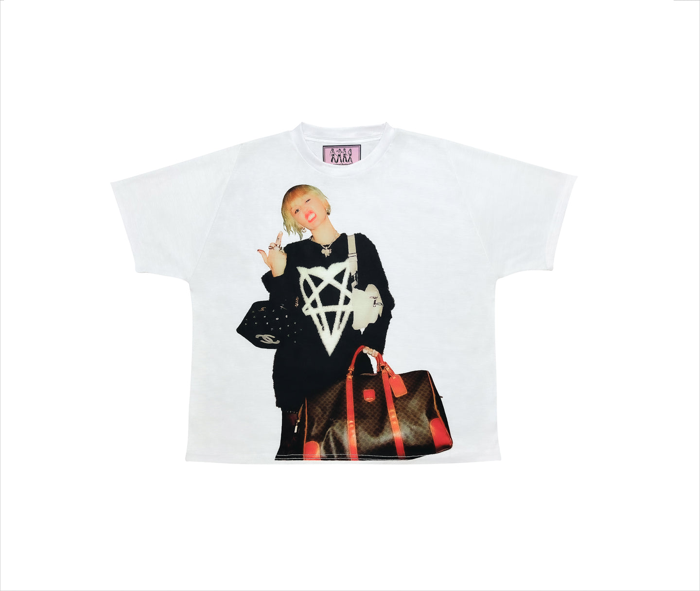 Heartagram Miley Tee White