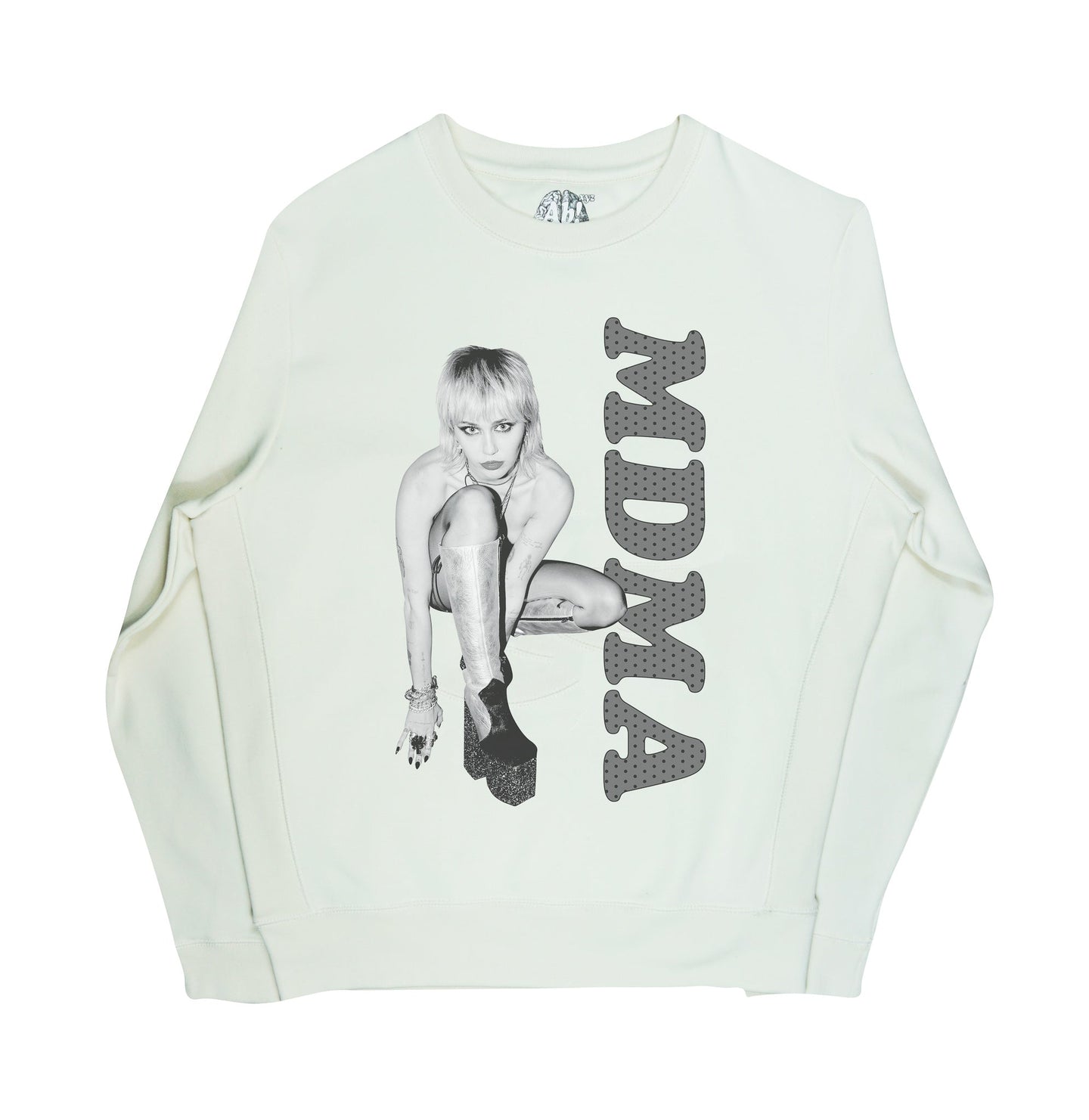 MDMA Kneeling Miley Cyrus Crewneck Bone