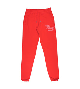 Aphex Twin Logo Embroidered Heather Grey Sweatpants