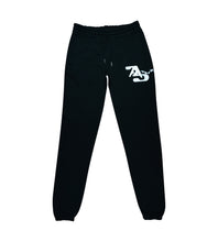 Load image into Gallery viewer, Aphex Twin Logo Embroidered Black Sweatpants