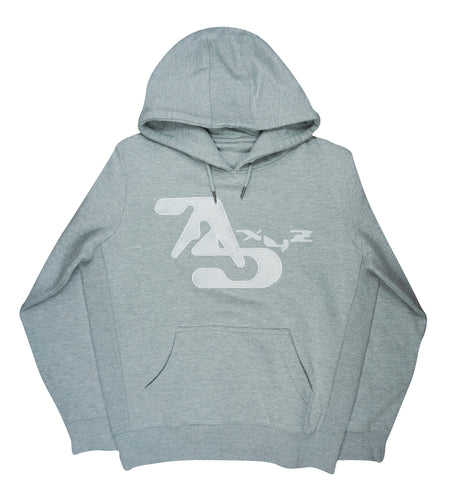Aphex Twin Logo Embroidered Heather Gray Hoodie