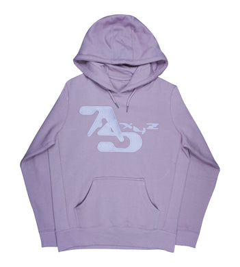 Aphex Twin Logo Embroidered Lilac Hoodie