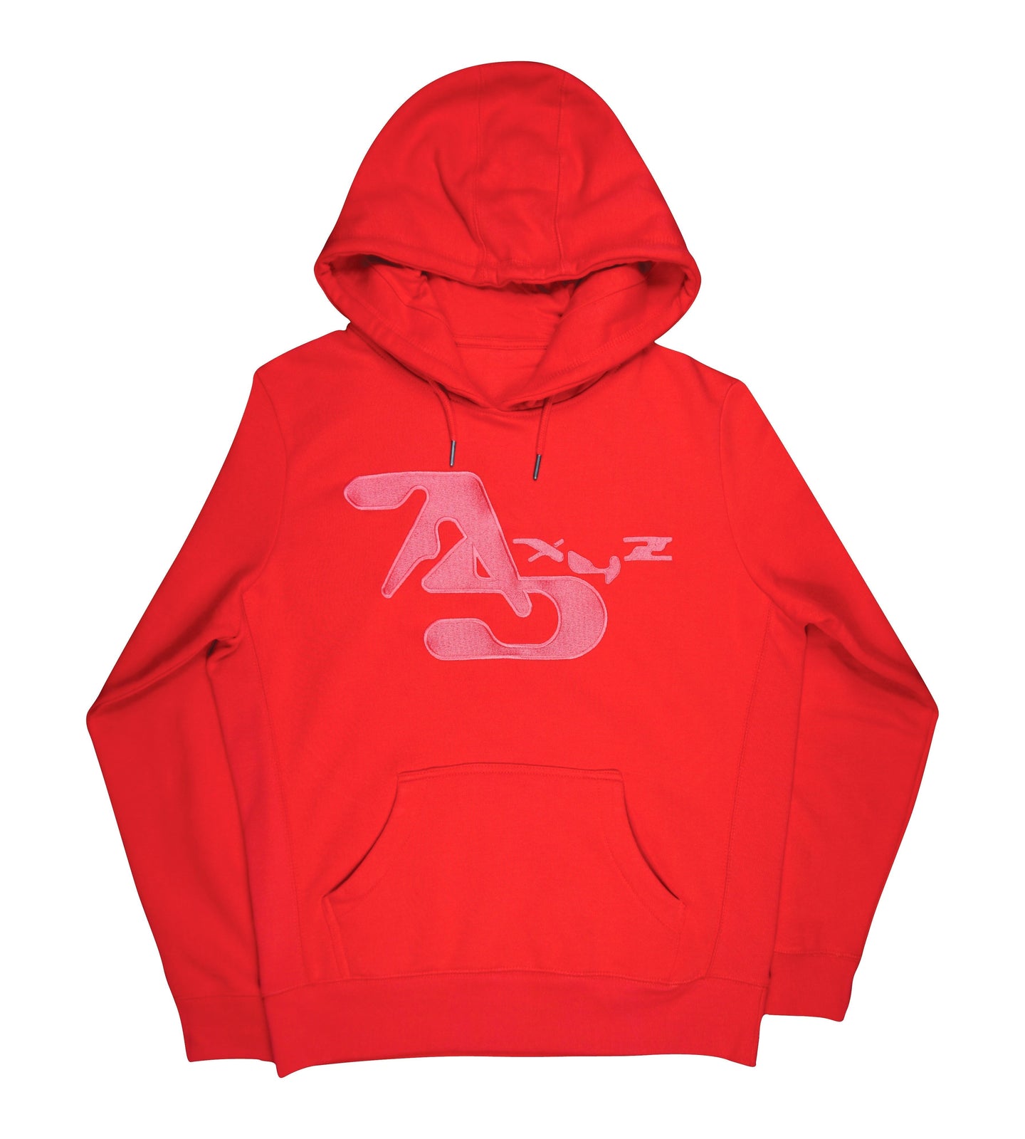 Aphex Twin Logo Embroidered Red Hoodie