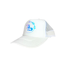 Load image into Gallery viewer, Aphex Twin Blue Holographic Trucker Hat