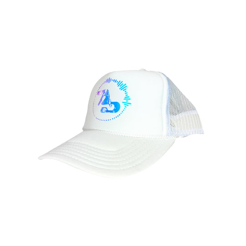 Aphex Twin Blue Holographic Trucker Hat