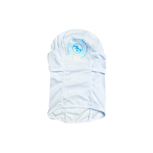 Load image into Gallery viewer, Aphex Twin Logo Blue Holographic Nuclear Split Balaclava