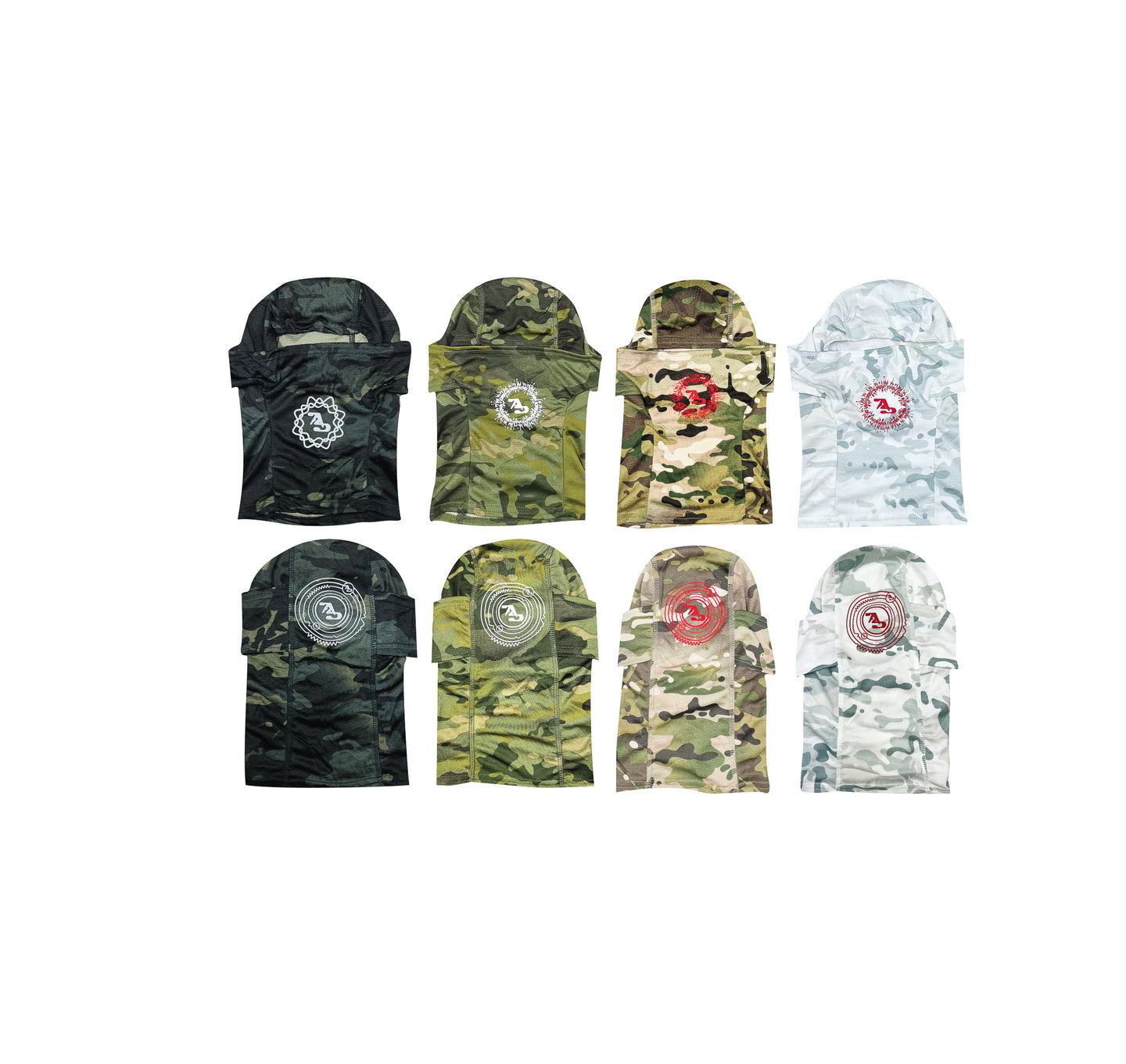 Aphex Twin Logo Nuclear Split Balaclava Camo