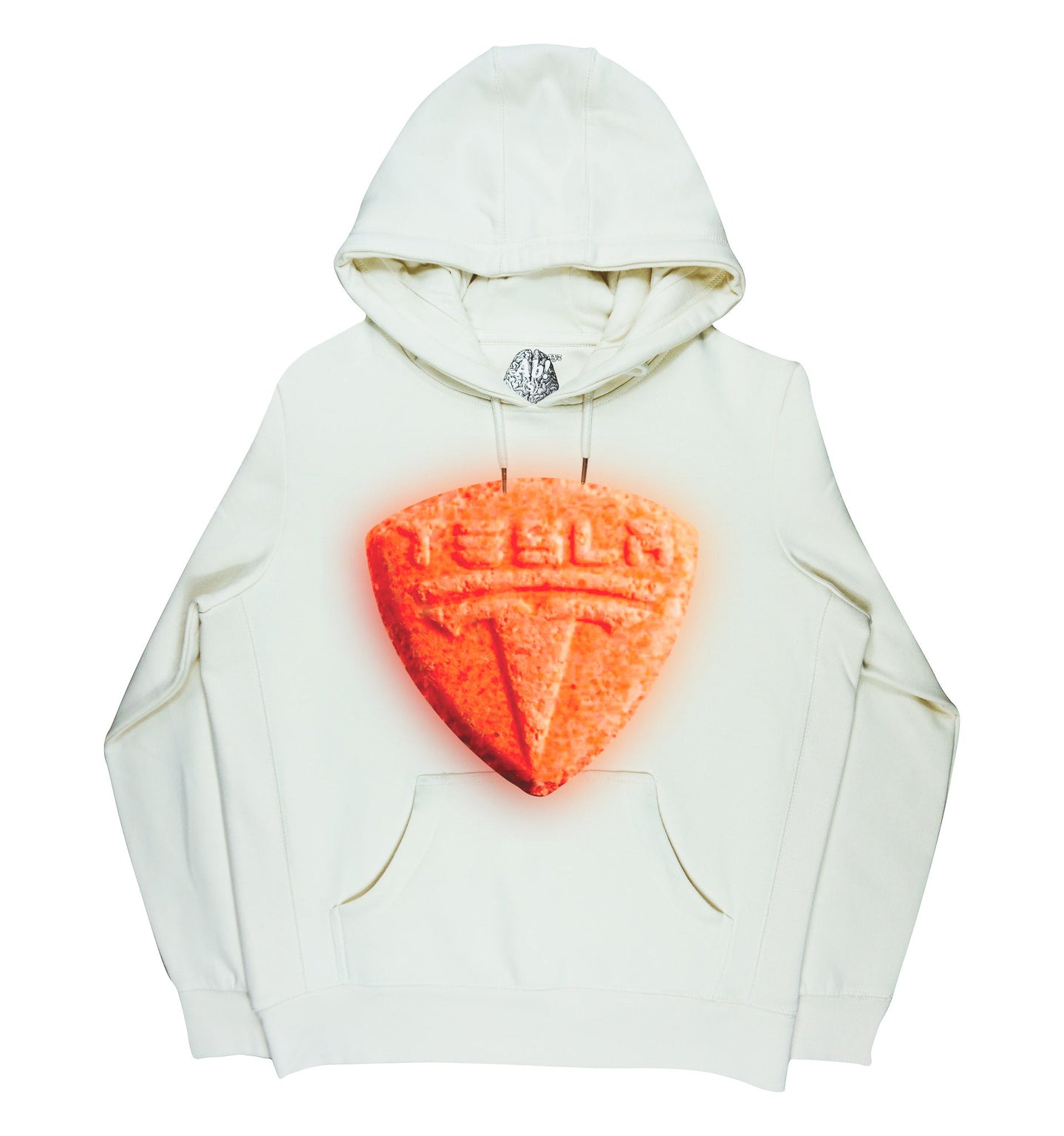 Tesla Bean Racing Hoodie Bone