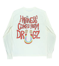 Load image into Gallery viewer, Happiness Comes From DrÜgz Long Sleeve Tee