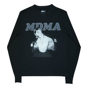 MDMA Flashing Miley Cyrus Long Sleeve Black