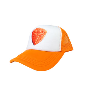 Tesla Bean Racing Trucker Hat Orange