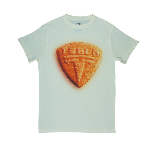 Tesla Bean Racing Tee Shirt Bone