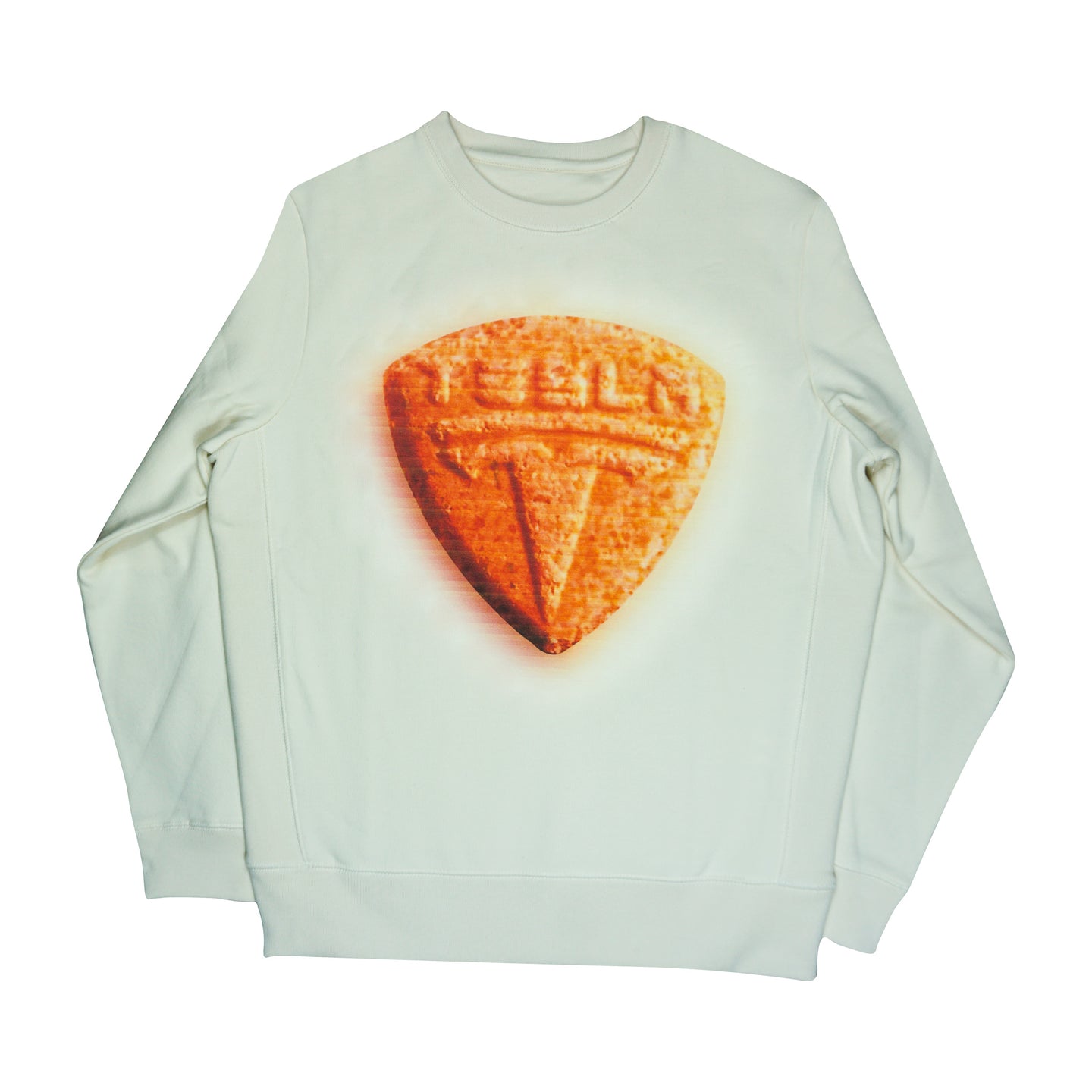 Tesla Bean Racing Crewneck Bone