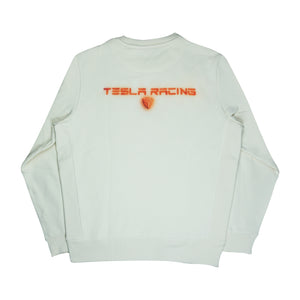 Tesla Bean Racing Crewneck Bone